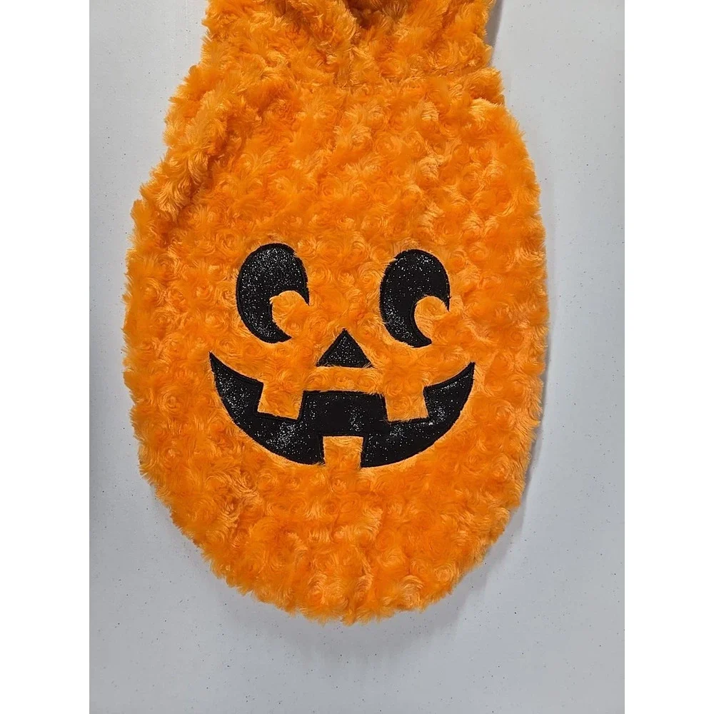 Meijer Dog Halloween Costume Pumpkin JACK O LANTERN Size Large 18-21 inches